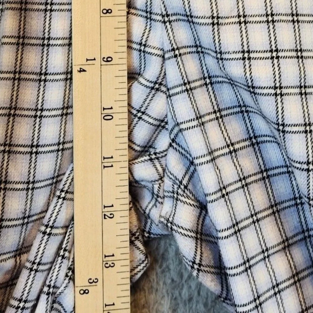 Hollister Pants Womens S (Fits 26x29) White Check‎ Pleated High Rise Office